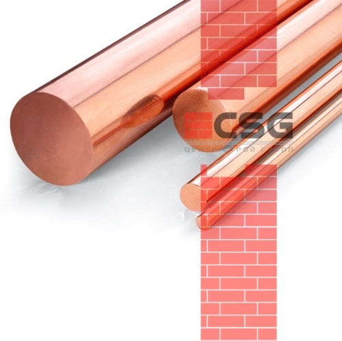 Круг медный 14 тв, длина 3 м, марка М1