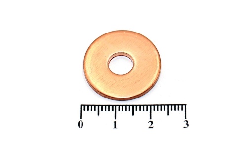 Шайба медная 7х22х2.0