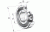Подшипник 6911 2RS (1000911, 61911) 55*80*13мм (шт)