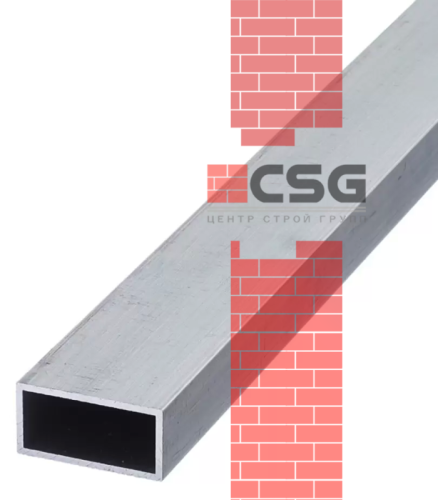 Профиль прямоугольный алюминиевый 60х30х2, длина 6 м, марка АД31Т1