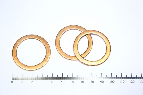 Шайба медная 30х39х1.5