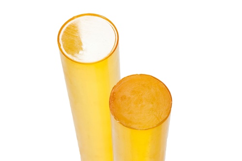 Полиуретан стержень Ф 70 мм   (L=500 мм, ~2,6 кг, жёлтый) Китай